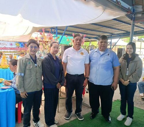 ทอดผ้าป่าสามัคคี เพื่อสนับสนุนการก่อสร้างอาคารเอนกประสงค์ ณ โรงพยาบาลส่งเสริมสุขภาพตำบลนิคมลำนารายณ์